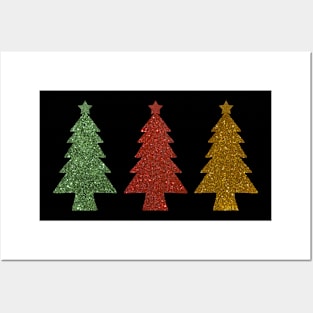 Merry Christmas Trees Posters and Art